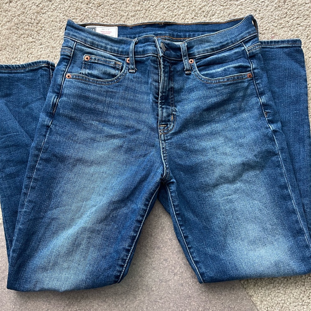 Gap High Rise Skinny Jeans